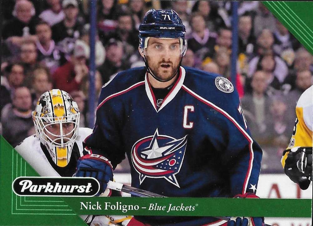 2017-18 Parkhurst #68 Nick Foligno Blue Jackets Hockey Card - Collectible Memorabilia for Fans and Enthusiasts
