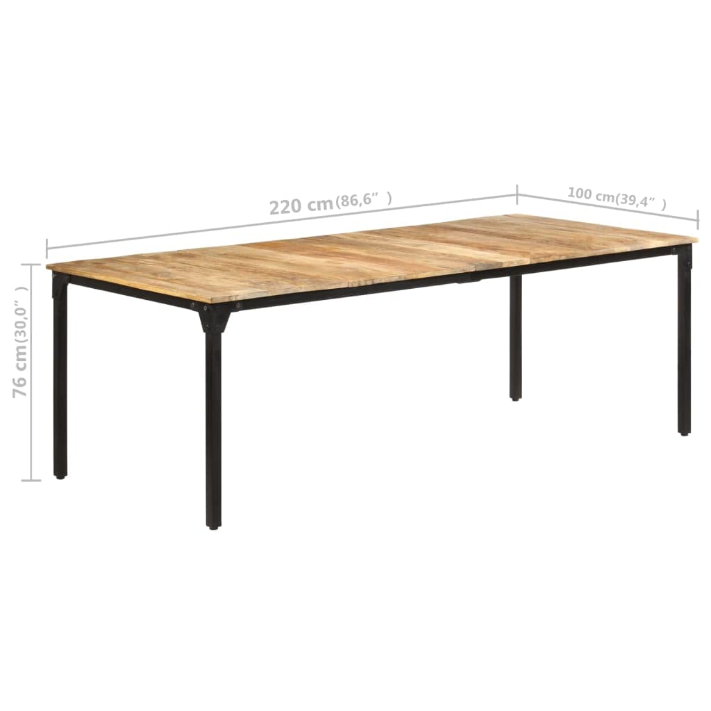 Modern Outdoor Dining Table Set - 86.6