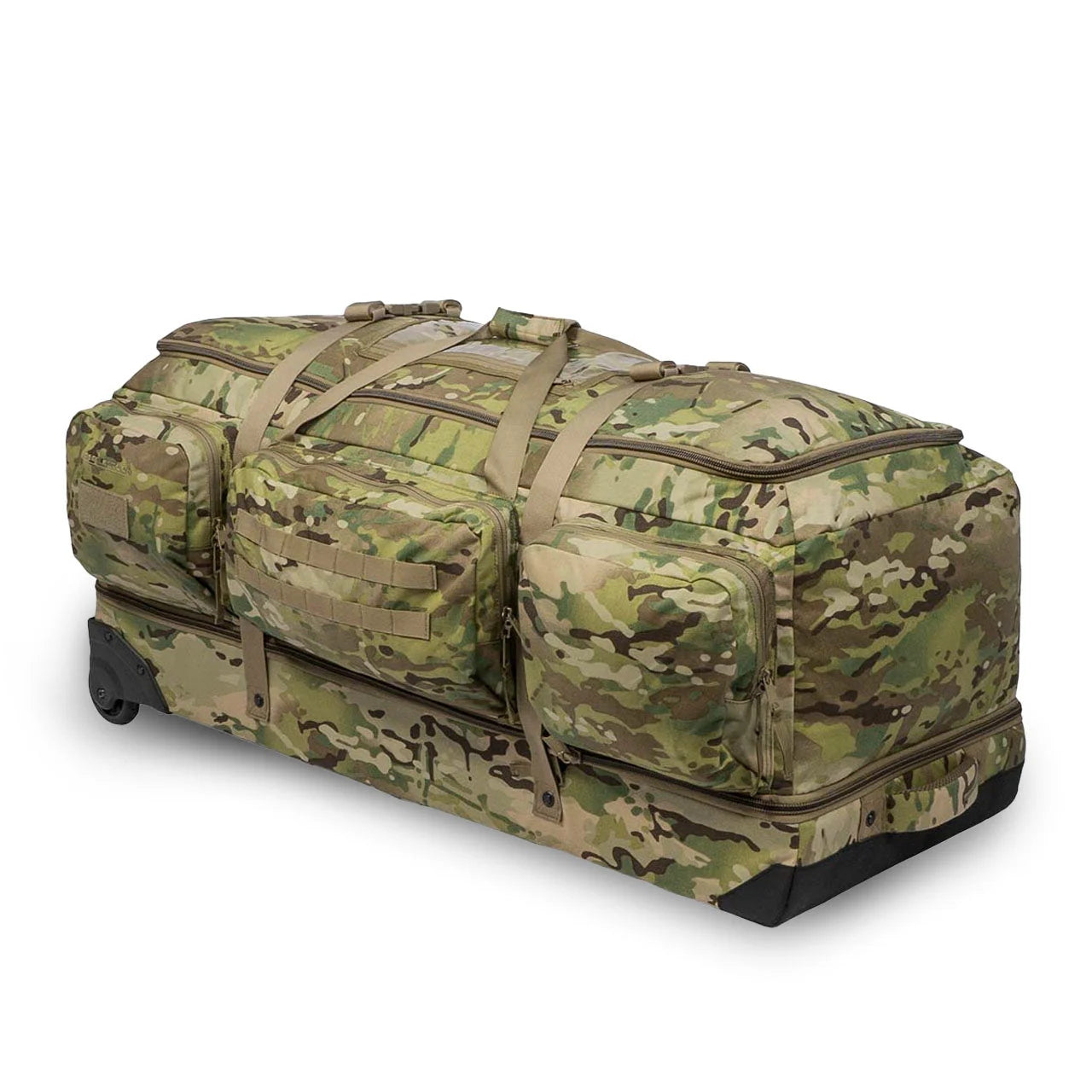 Eberlestock Hercules Tactical Duffel Bag with Locking Zippers - Durable Military Backpack for Travel, Camping & Outdoor Adventures | Waterproof Gear Storage for Hiking, Hunting & Tactical Use