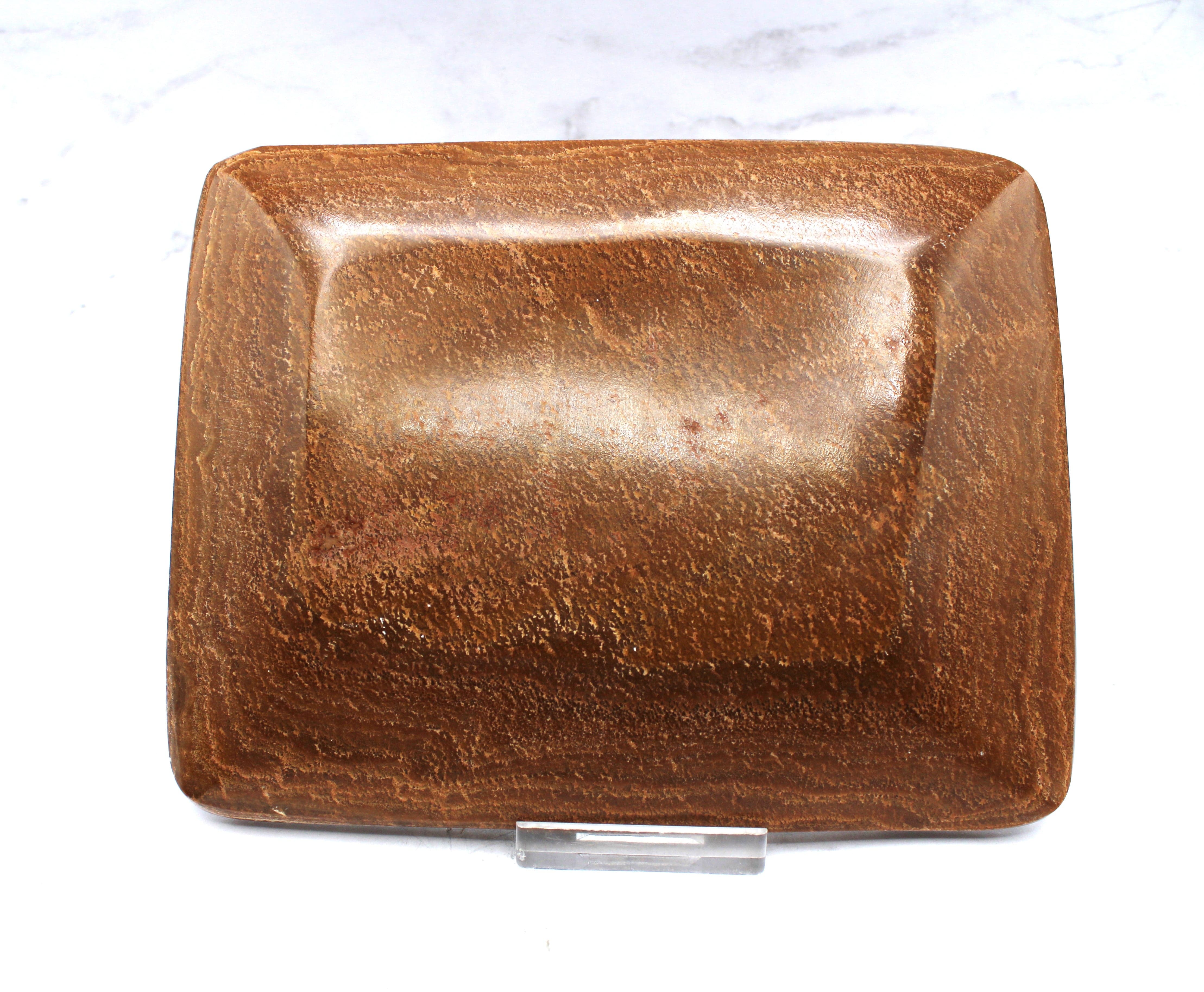 Premium Aragonite Dish - Natural Calcium Carbonate Serving Platter for Sushi, Desserts & Appetizers | Elegant Dining & Home Decor