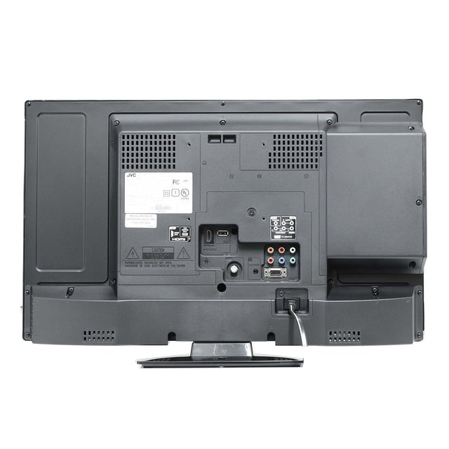 JVC LT-24DE73 24 Inch 720P LED HDTV with Built-in DVD Player - 60Hz Refresh Rate for Bedroom, Kitchen, or Dorm Room Entertainment