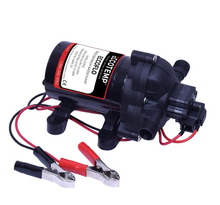 Eccotemp L5 1.5 GPM Portable Outdoor Propane Tankless Water Heater with EccoFlo Pump & Strainer - Ideal for Camping, RV Trips, and Off-Grid Living