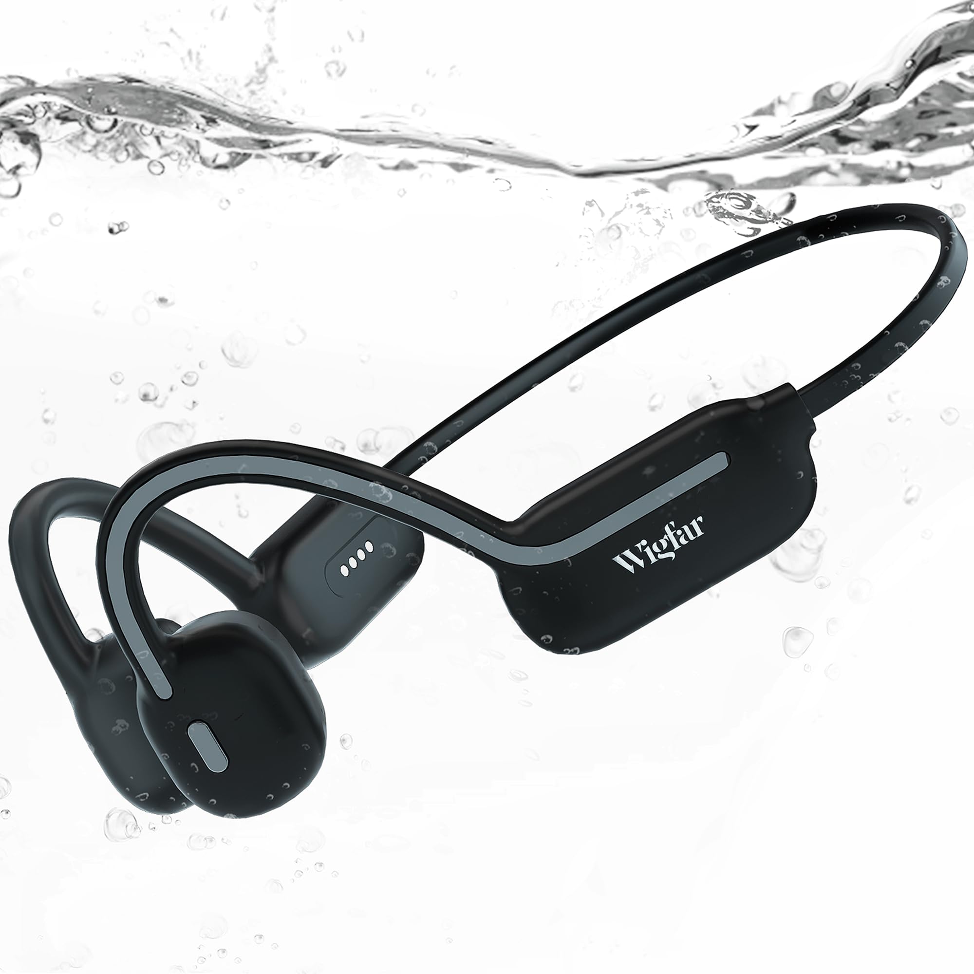 **Wireless Bone Conduction Headphones for Swimming - IPX8 Waterproof, Built-in MP3 Player & 32GB Storage - Perfect for Swimming, Running, Cycling & Daily Use**    *(Use Cases: Ideal for swimmers, runners, cyclists, gym workouts, and outdoor activities where waterproof and secure-fit headphones are needed.)*