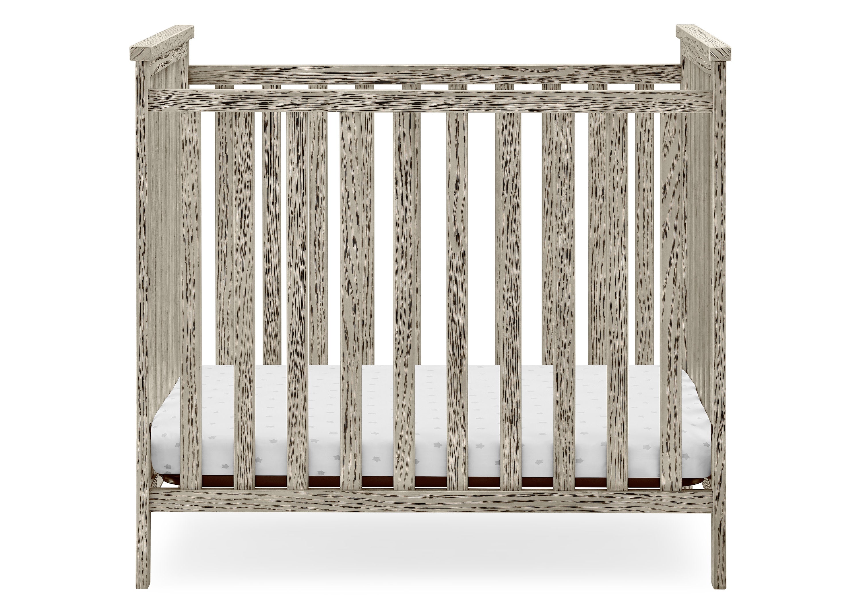 Middleton Mini Crib with 2.75 Inch Mattress - Portable Baby Crib for Small Spaces, Nursery & Travel | Perfect for Apartments, Daycare & Grandparents' House