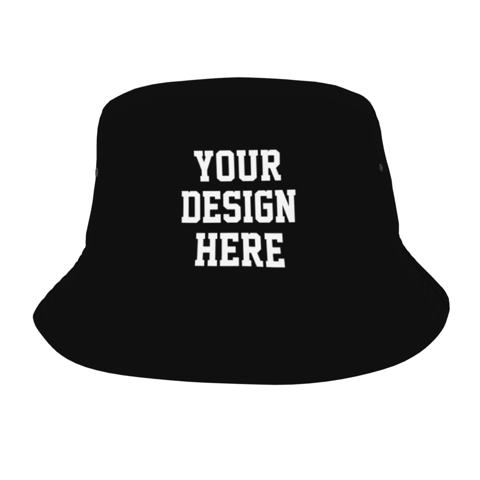 Custom Bucket Hats with Text/Logo - Personalized Funny Men's Hats - Unique Gift Idea for Birthdays & Parties - Summer Beach & Outdoor Fashion Accessory