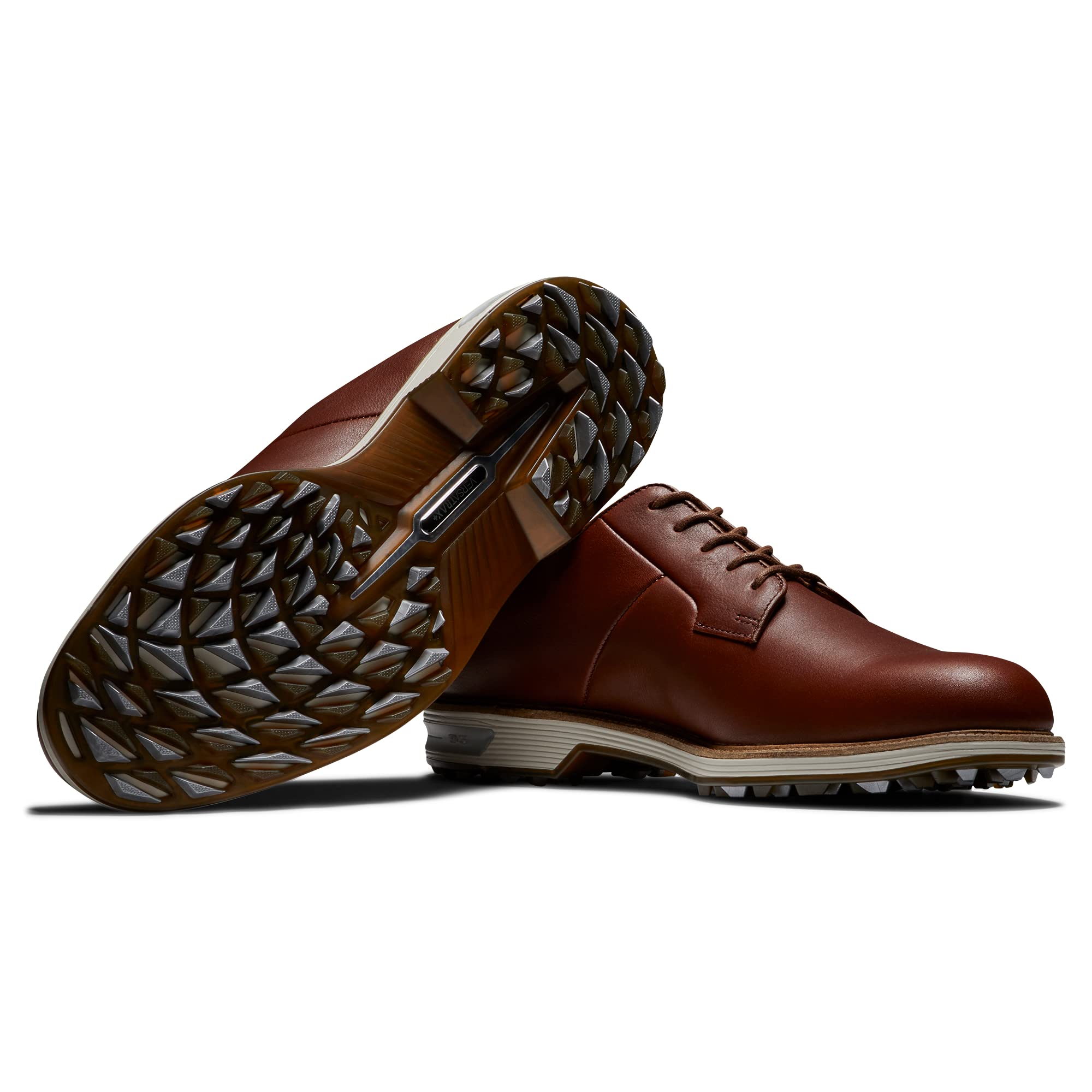 FootJoy Men's Premiere Series Spikeless Golf Shoes - Brown, Size 8 Wide | Waterproof & Comfortable Golf Footwear for Men | Perfect for Course Play & Casual Wear