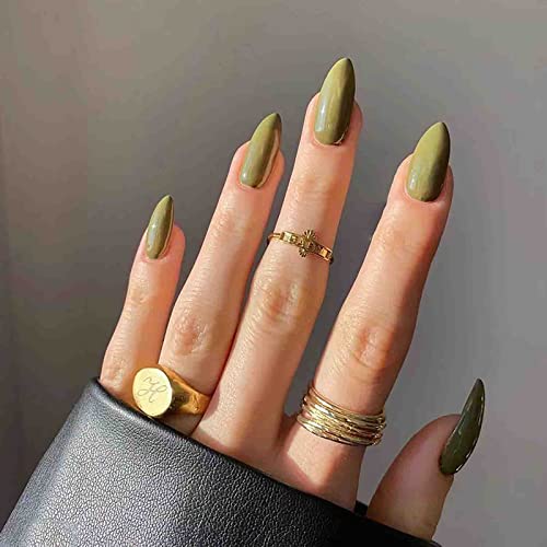 Almond Olive Green