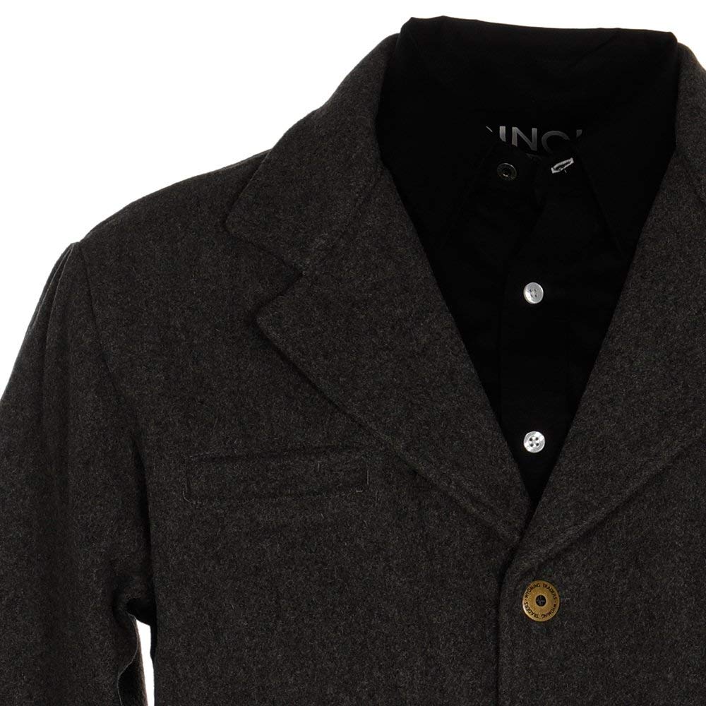 Wyoming Traders Men's Wool Frock Coat - Size Small, Charcoal Gray - Perfect for Formal Events, Weddings & Victorian Costumes