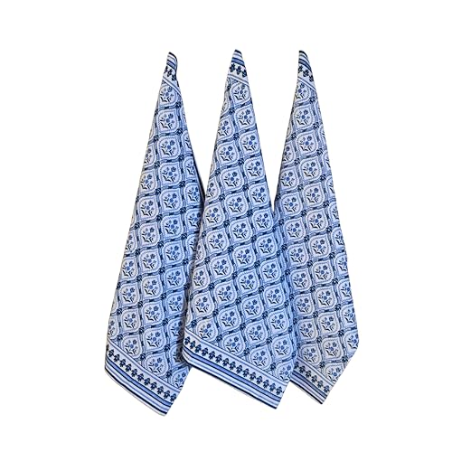 Blue Damask