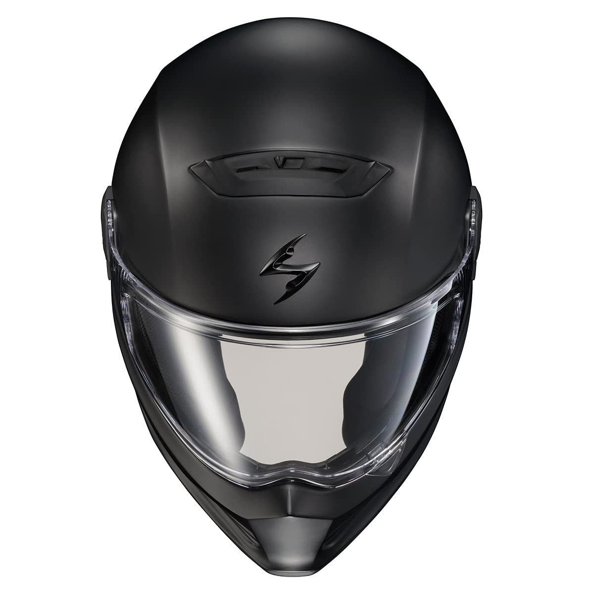 ScorpionEXO Covert FX Full Face Motorcycle Helmet - DOT & ECE 22.06 Certified - Bluetooth Ready with Speaker Pockets - Street Fighter Style - Matte Black (X-Large) - Perfect for Urban Commuting & Highway Riding