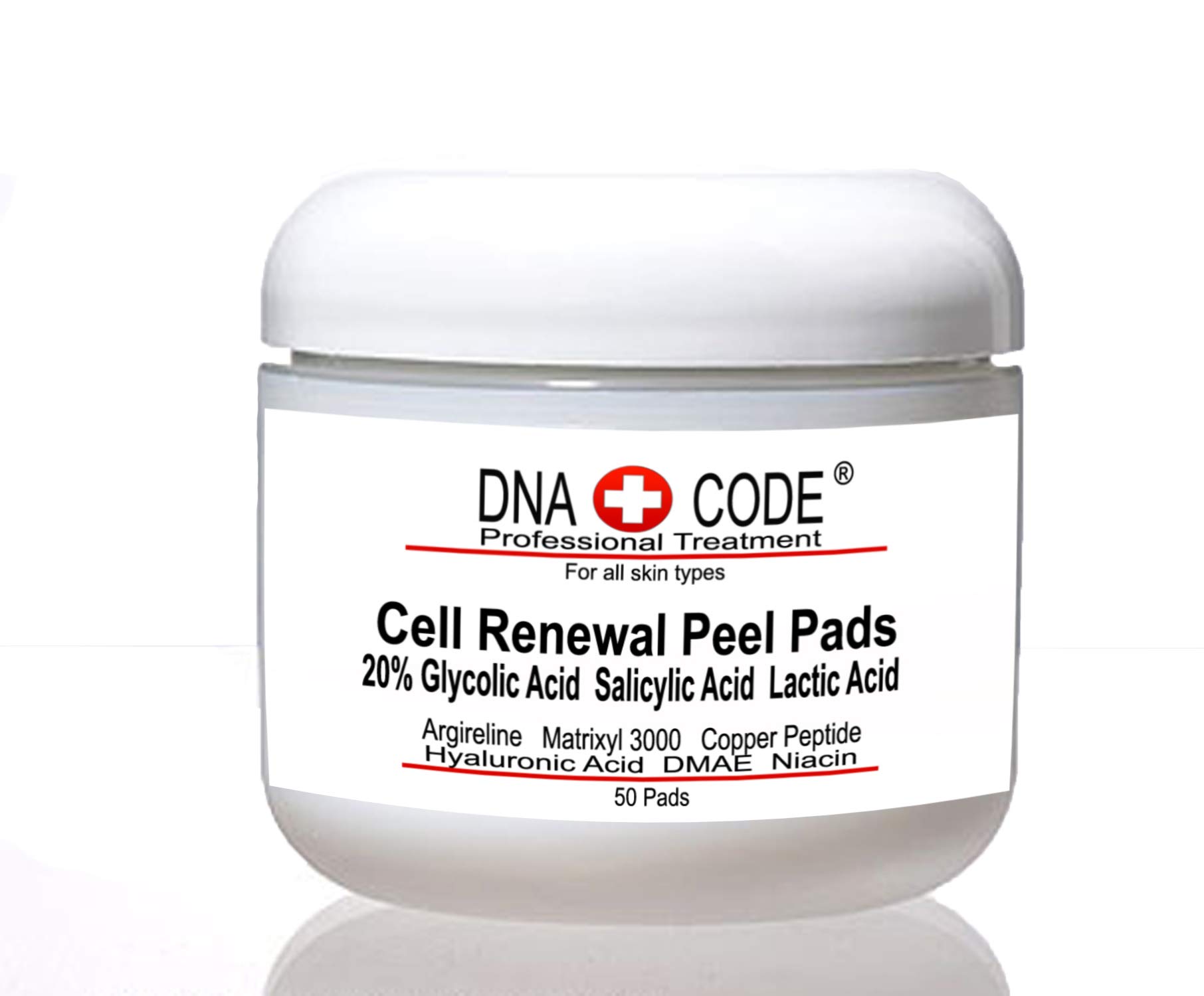 Magic Anti-Aging Peel Pads with 20% Glycolic Acid - Exfoliating Treatment Pads with Salicylic Acid, Lactic Acid, Argireline & DMAE for Wrinkles, Brightening & Collagen Boost | At-Home Facial for Fine Lines & Dull Skin