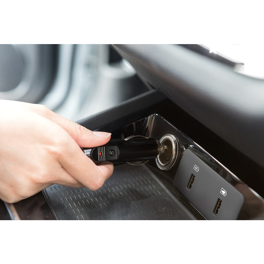 12V Electric Car Blanket for Winter - Navy Blue Heated Seat Cover for Road Trips & Cold Weather Driving