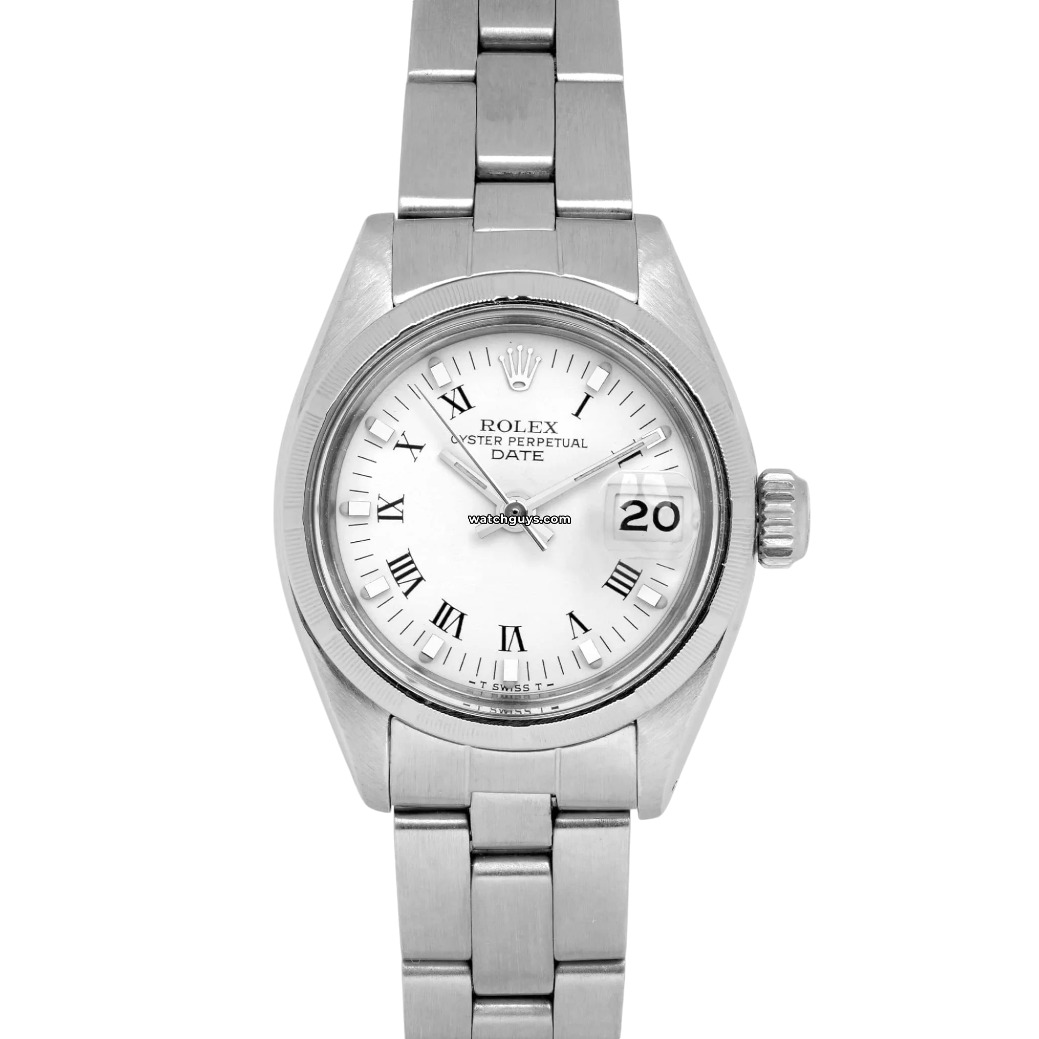 Rolex Date 6919 Women's Watch - 26mm Stainless Steel Case, White Dial, Automatic Movement - Perfect for Business, Parties & Special Occasions