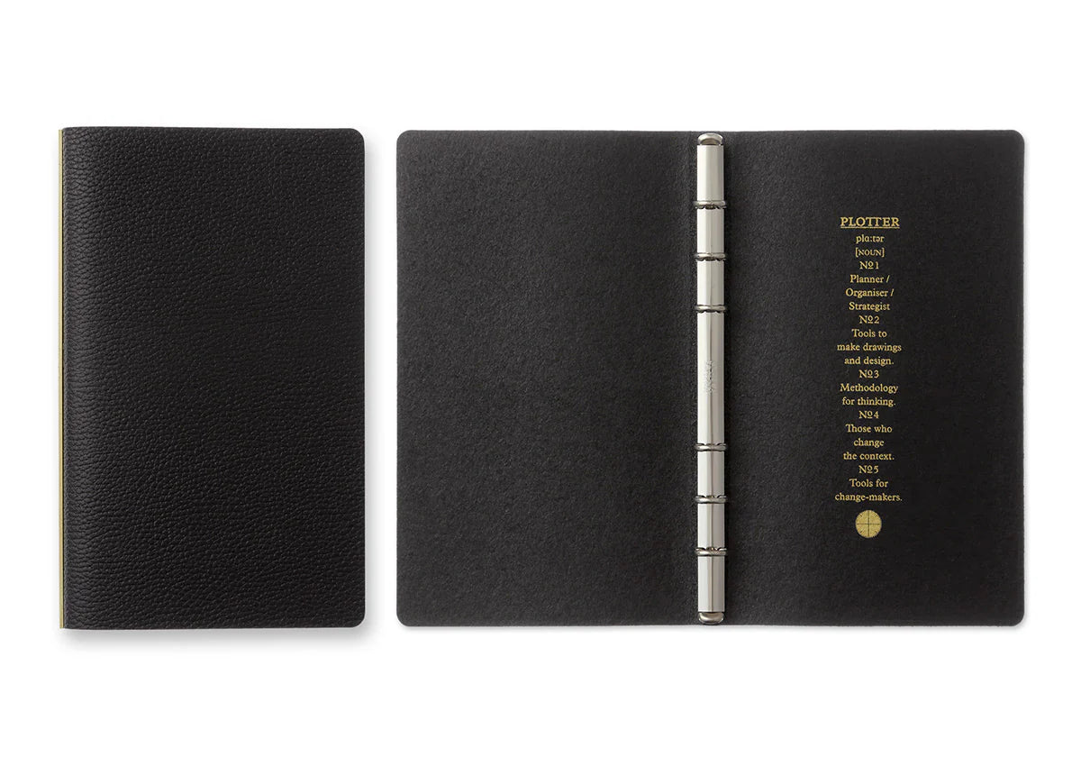 Premium 6-Ring Leather Binder for Plotter PLT5003 - Bible Size Organizer | Perfect for Journals, Planners & Document Storage