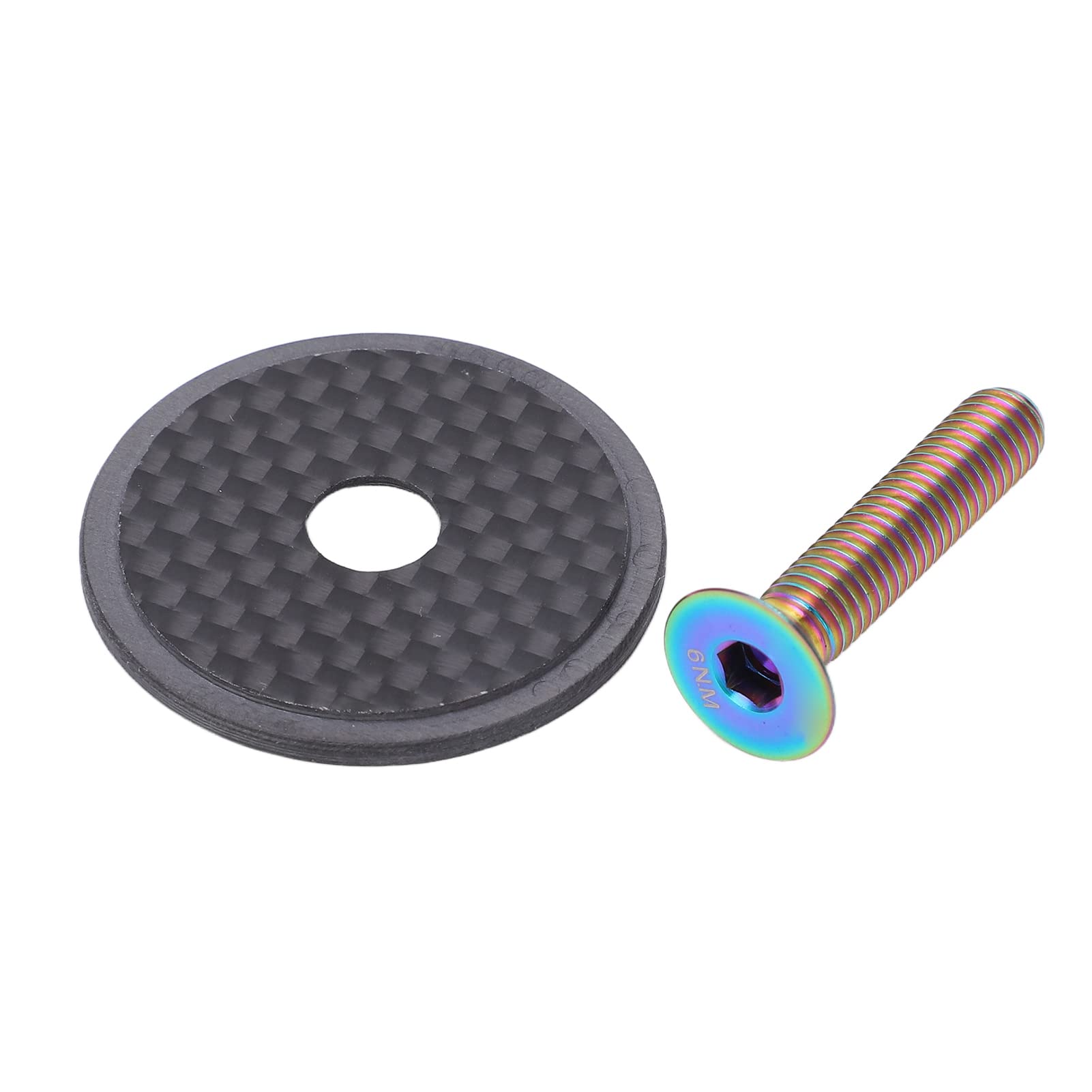 KAKAKE Carbon Fiber Bike Stem - Lightweight, Corrosion Resistant & Waterproof Bicycle Headset Top Cover for Road Bikes | Perfect for Racing, Commuting & Mountain Cycling
