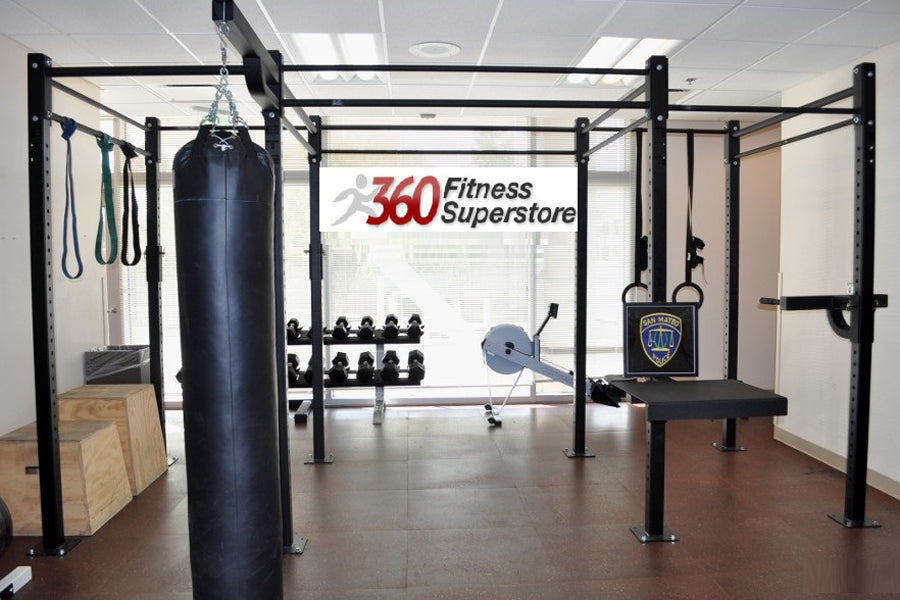 Warrior Commercial Pro Rig System - Heavy Duty Gym Equipment for CrossFit, Weightlifting & Strength Training - Perfect for Home Gyms & Fitness Studios
