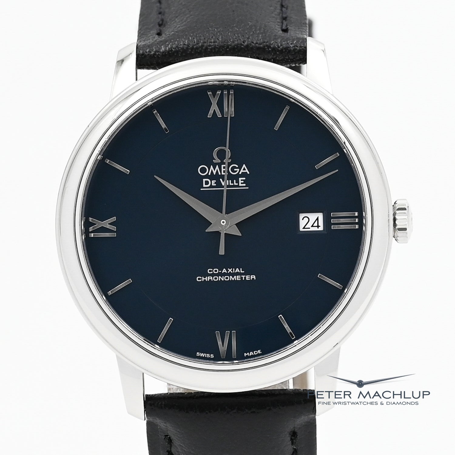 Omega Deville Prestige Date Men's Watch - Luxury Automatic Dress Watch with Date Display - Perfect for Business, Formal Events & Special Occasions
