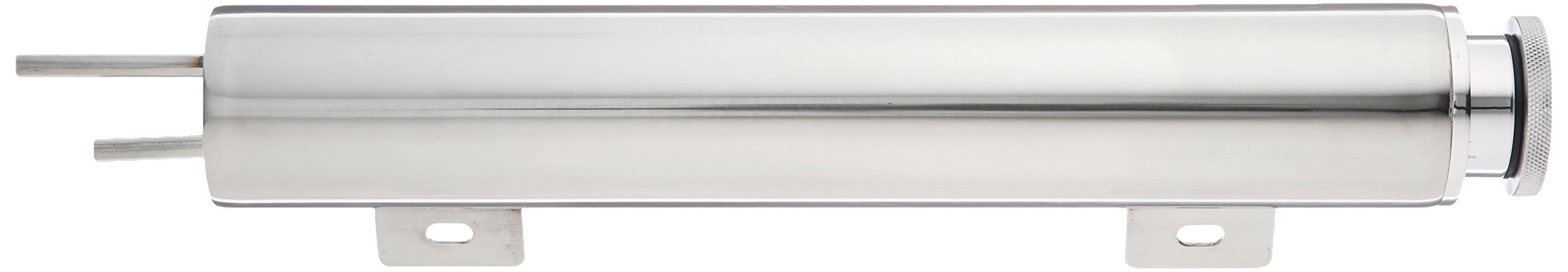 Mr. Gasket 9130G Stainless Steel Coolant Overflow Tank - Universal Replacement for Cars & Trucks - High Performance Cooling System Accessory for Automotive, Racing & Off-Road Vehicles