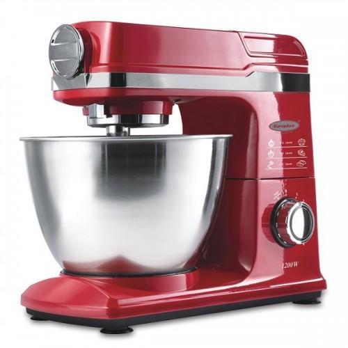 Europace EFM 1206P 1200W 12-in-1 Deluxe Stand Mixer with Attachments - Perfect for Baking, Whipping, Kneading Dough & More in Home Kitchens