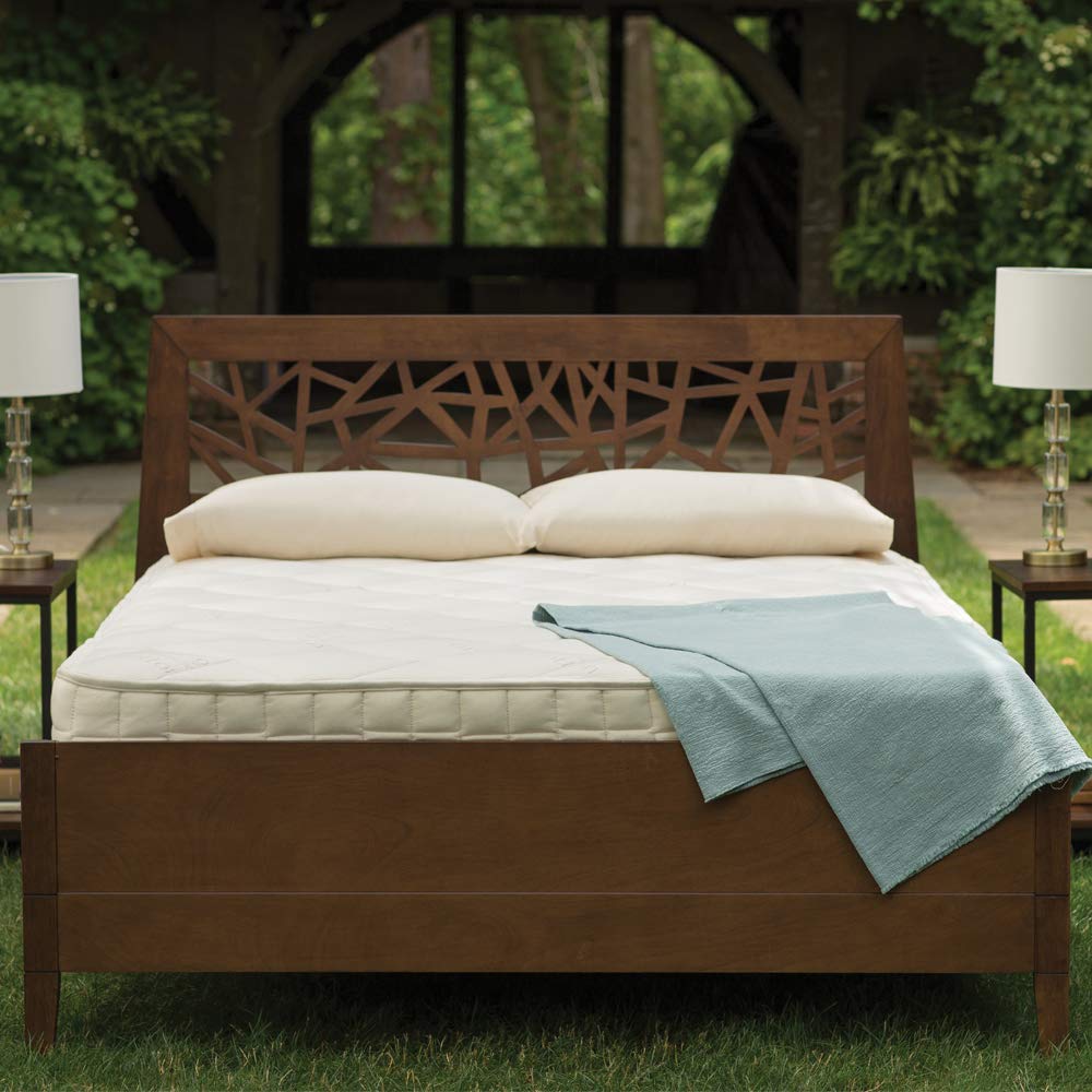 Naturepedic Serenade Organic Twin Mattress - Cushion Firm Hybrid with Organic Latex & Encased Coils | Non-Toxic, Hypoallergenic | Perfect for Kids' Rooms, Guest Beds & Eco-Friendly Homes