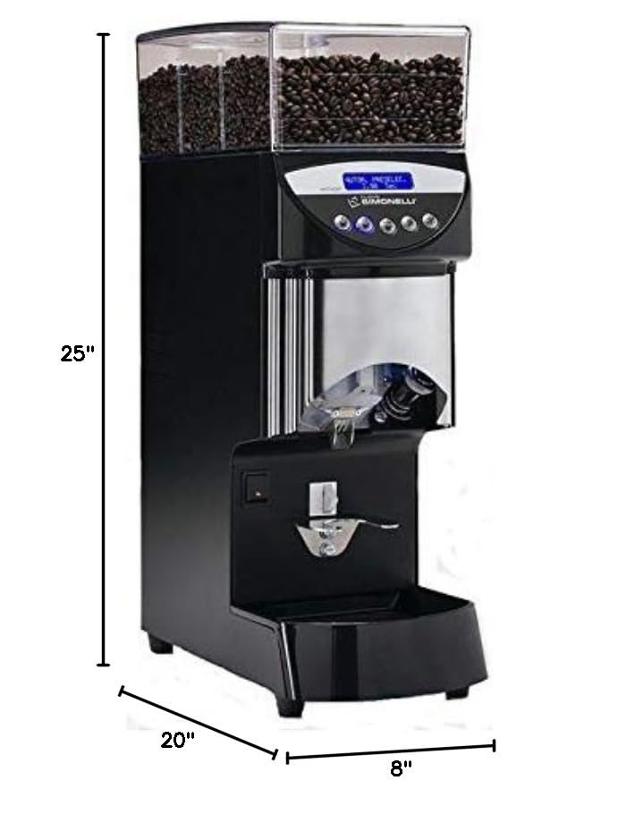 Nuova Simonelli MYTHOS Commercial Espresso Grinder - 75mm Titanium Burrs for Coffee Shops & Home Baristas | Perfect for Espresso, Cappuccino & Latte Art