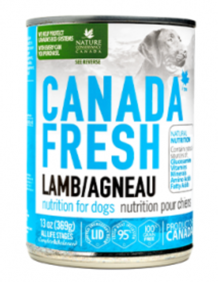 Premium PetKind Canada Fresh Lamb Formula Canned Dog Food - 13oz (368g) - Grain-Free, High-Protein Wet Food for Adult Dogs - Perfect for Picky Eaters & Mealtime Enrichment