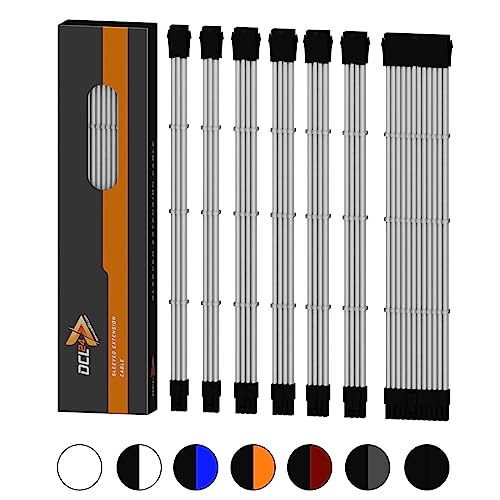 White, 3x 8pin PCIe