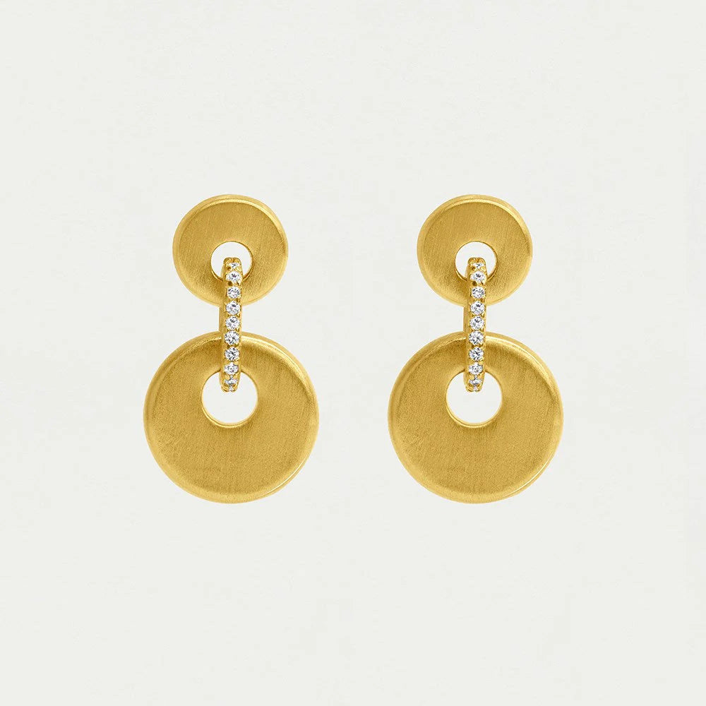 Dean Davidson Petit Pavé Mini Drop Earrings - Sterling Silver Dainty Elegant Jewelry for Women - Perfect for Weddings, Parties & Everyday Wear