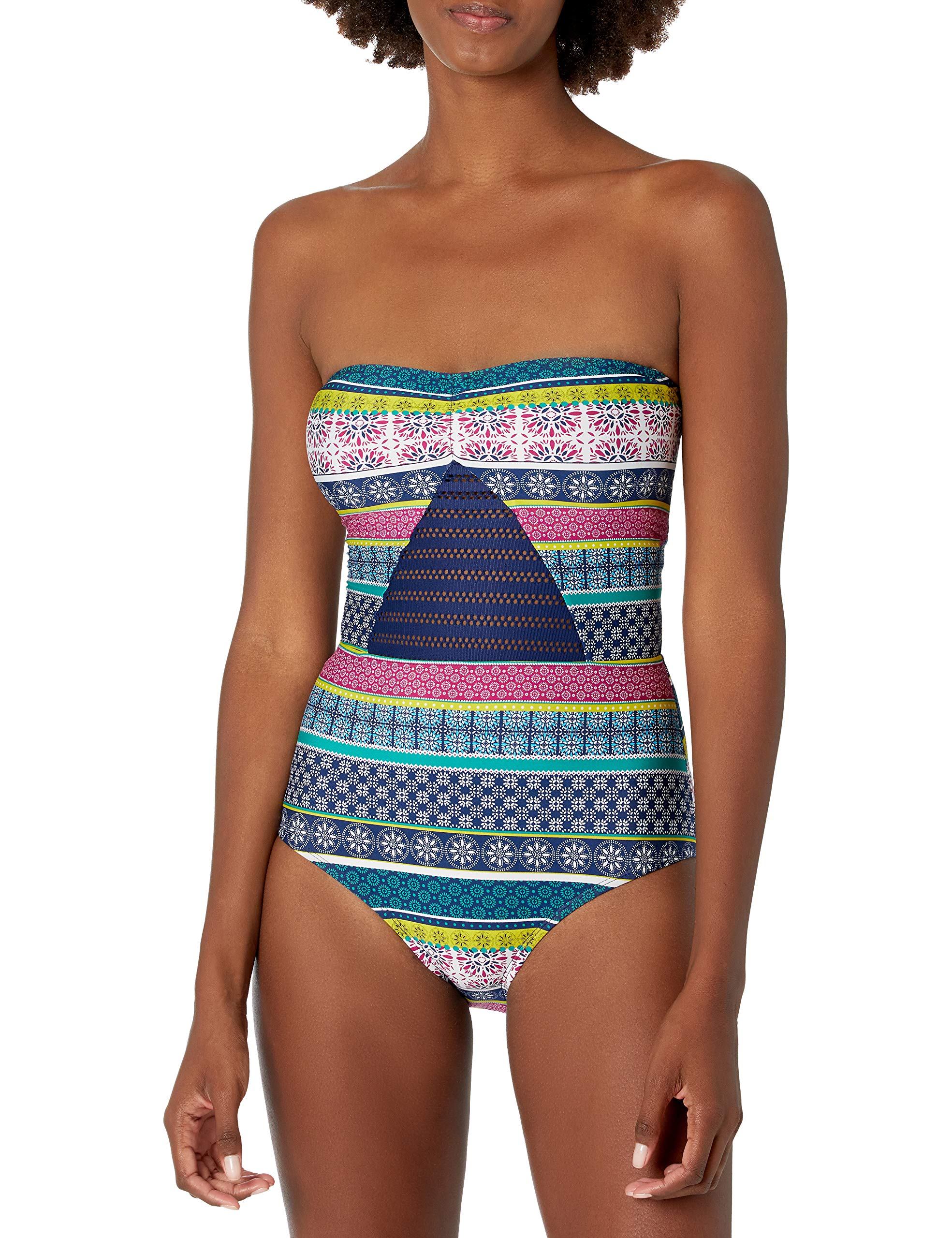 Women's One Piece Swimsuit - Bandeau Style Bathing Suit for Women | Beach, Pool & Vacation Swimwear