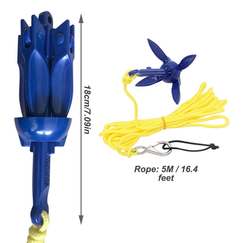 Premium Kayak Anchor Kit - Heavy Duty Paddle Board & Boat Anchor for Kayaks, Canoes, Motorboats | Secure Fishing, Camping & Water Sports Gear