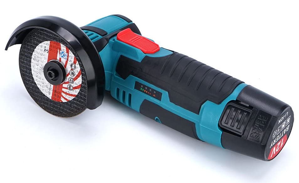 Milex Rechargeable Mini Circular Saw - Cordless Compact Handheld Saw for Wood, Plastic & Metal Cutting - Perfect for DIY Projects, Home Renovation & Crafting