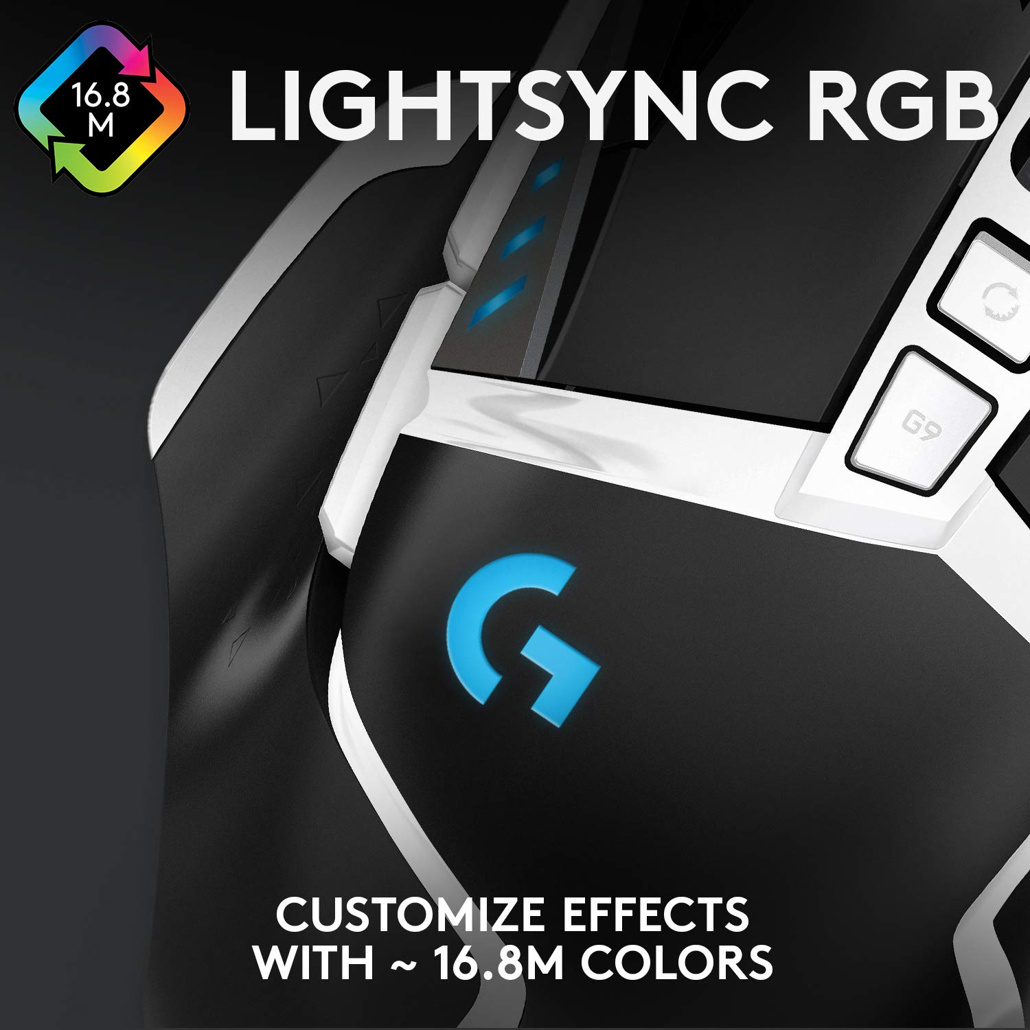 Logitech G502 SE Hero High Performance RGB Gaming Mouse with 11 Programmable Buttons - Wired PC Gaming Mouse for Esports, FPS, MMO & Office Work