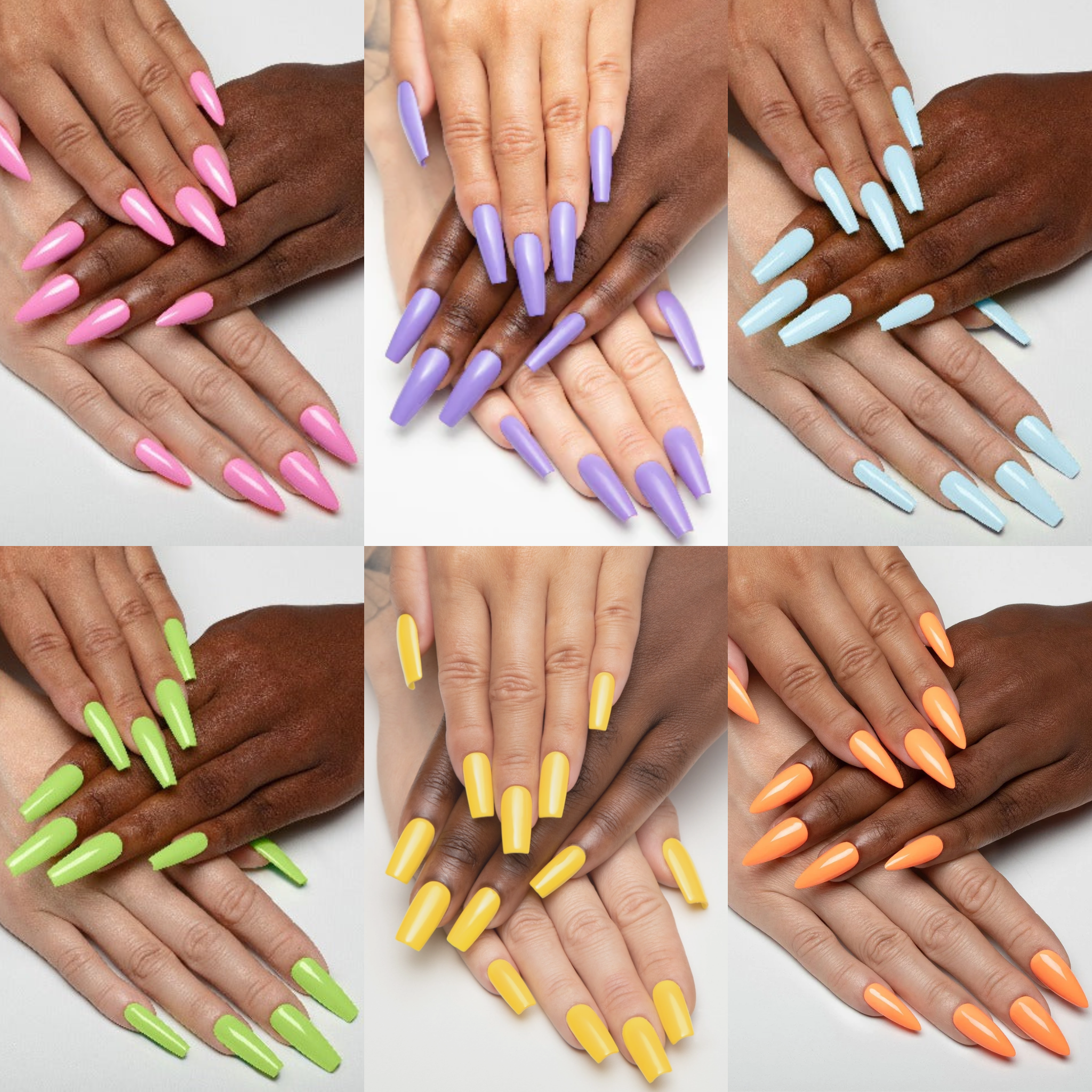 Apres Spring Gel Nail Polish Set - 6pc Bundle with Eggcellent Pastel Colors | Perfect for Easter, Spring Manicures & Nail Art Designs