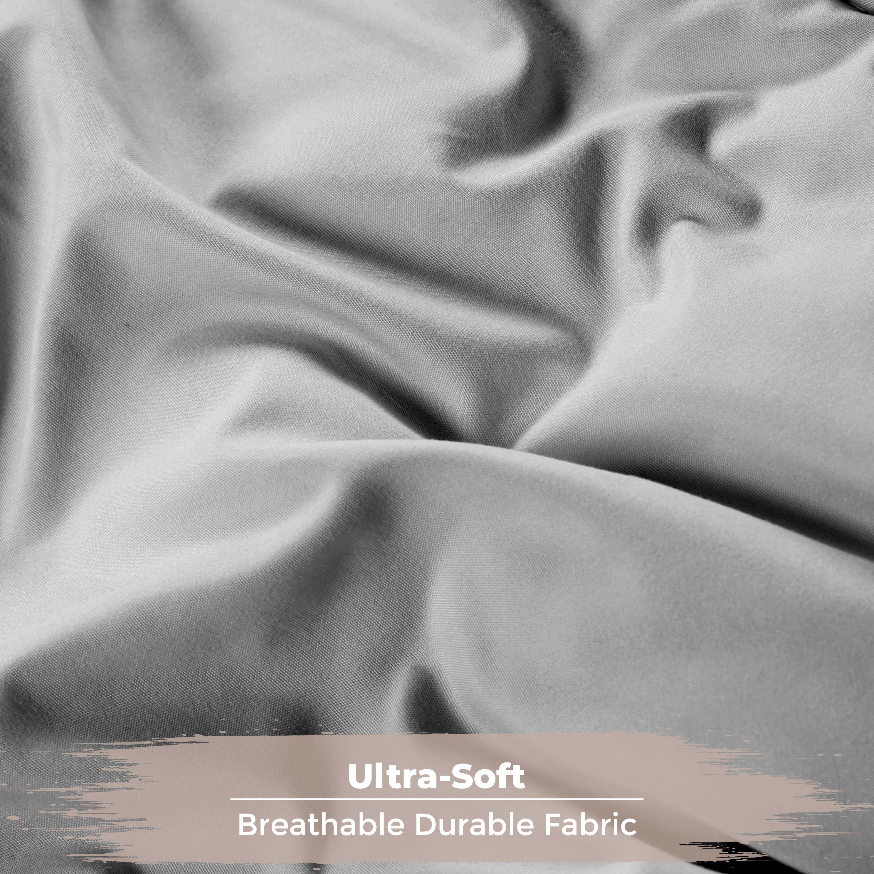 Luxury Brushed Microfiber Reversible Comforter Set - Ultra Soft Bedding for All Seasons - Perfect for Master Bedroom, Guest Room & Dormitory