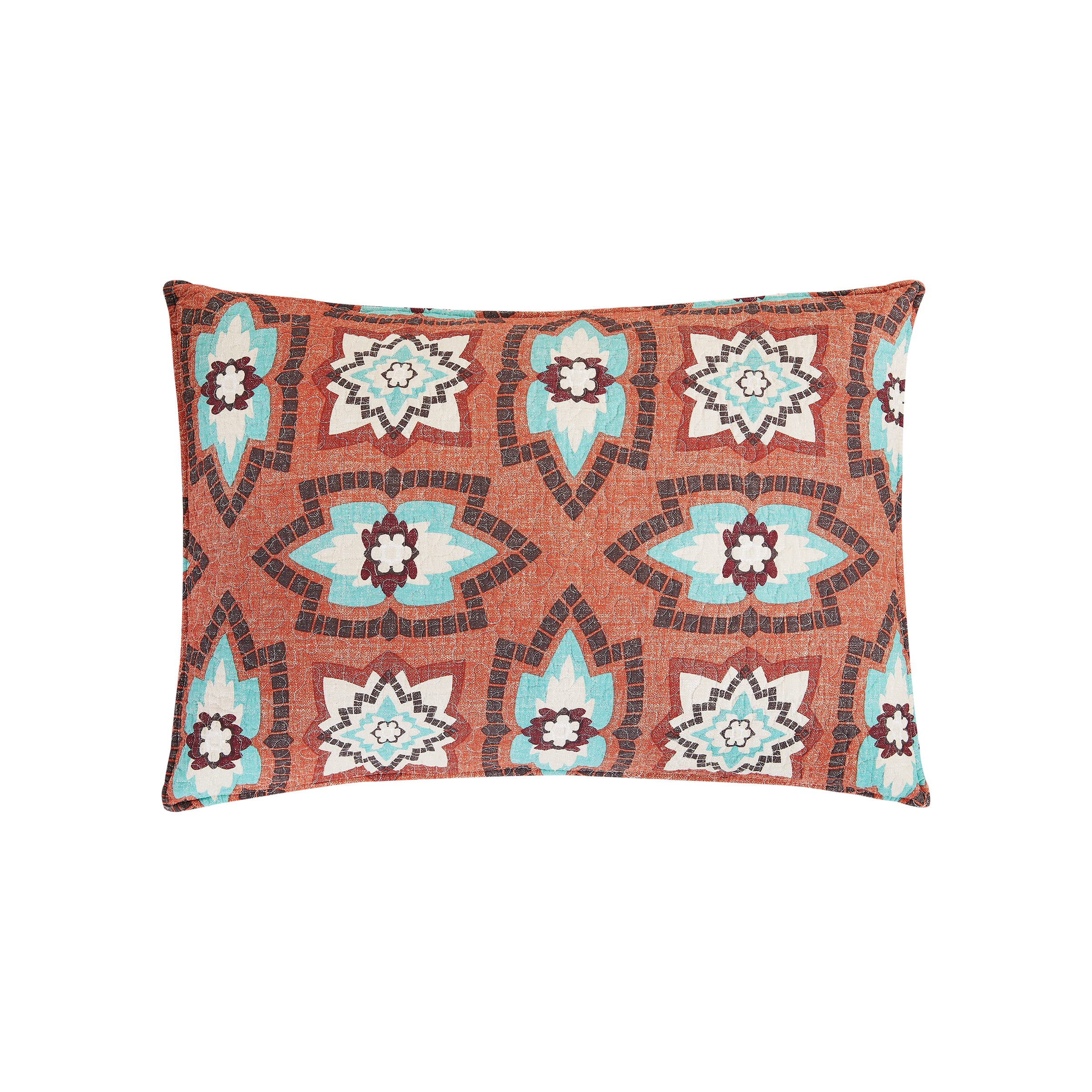 Montana Sky King Quilt Set - 100% Cotton Lightweight Reversible Bedspread Coverlet | 3-Piece King Size | Machine Washable | Orange | Perfect for Master Bedrooms, Guest Rooms & Cozy Farmhouse Decor