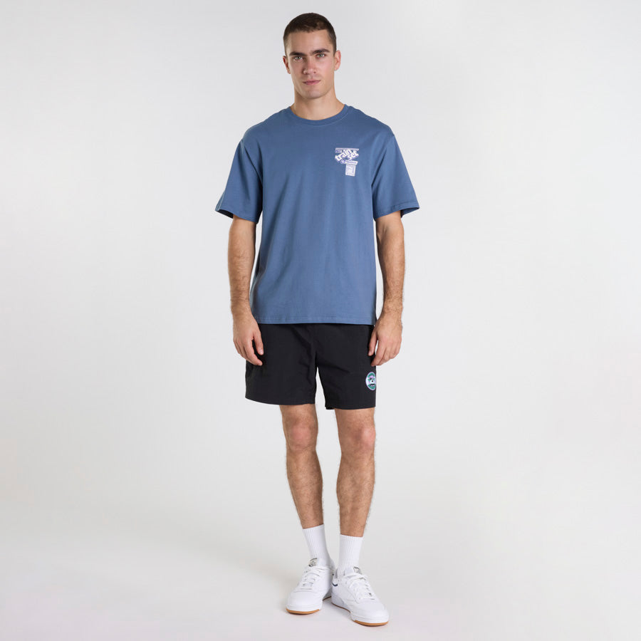 Premium Men's Training T-Shirt - Soft Breathable Workout Tee in Sea Blue - Gym, Running & Casual Wear