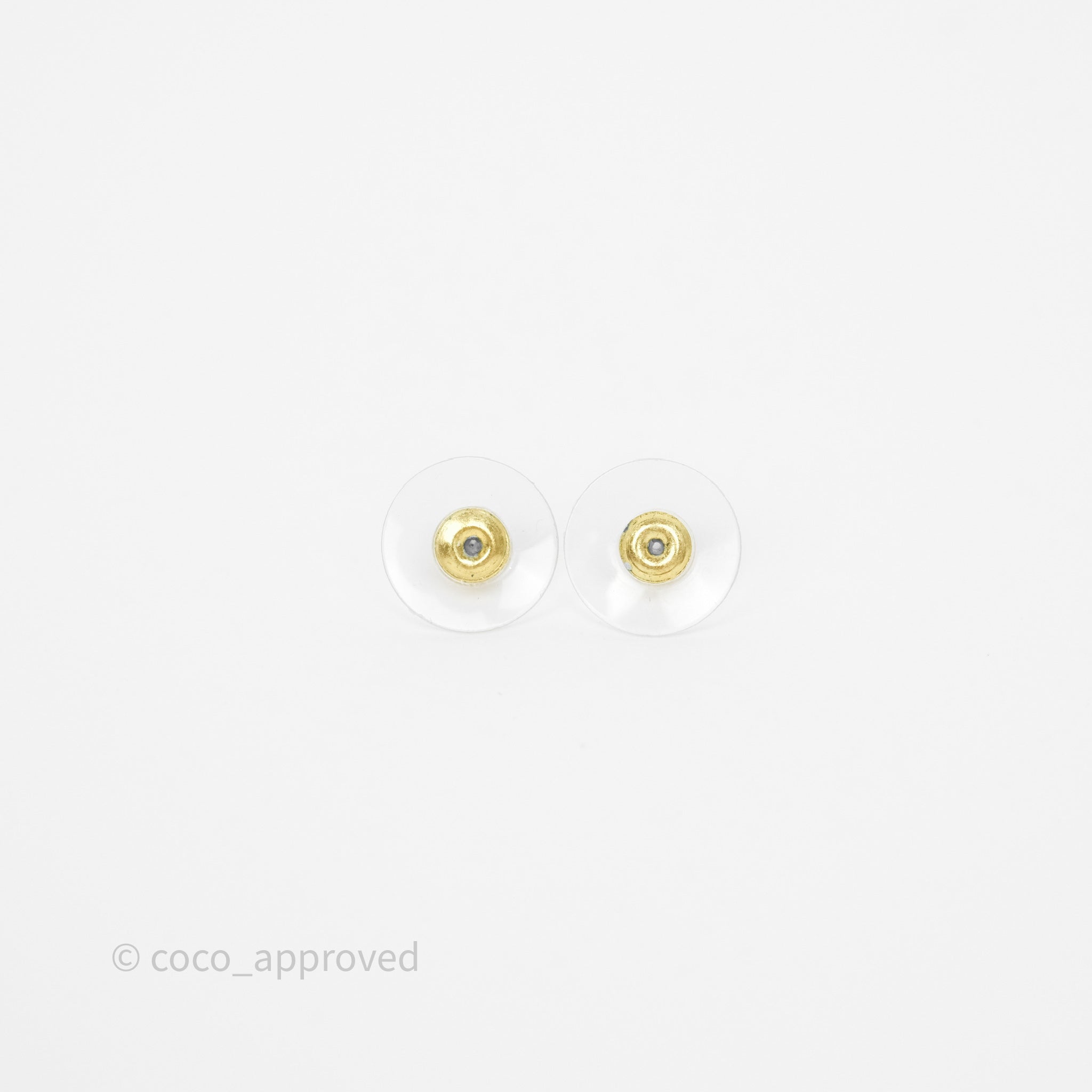 Chanel CC Crystal Hoop Earrings Gold Tone 23C - Luxury Fashion Jewelry for Women | Perfect for Parties, Weddings & Special Occasions