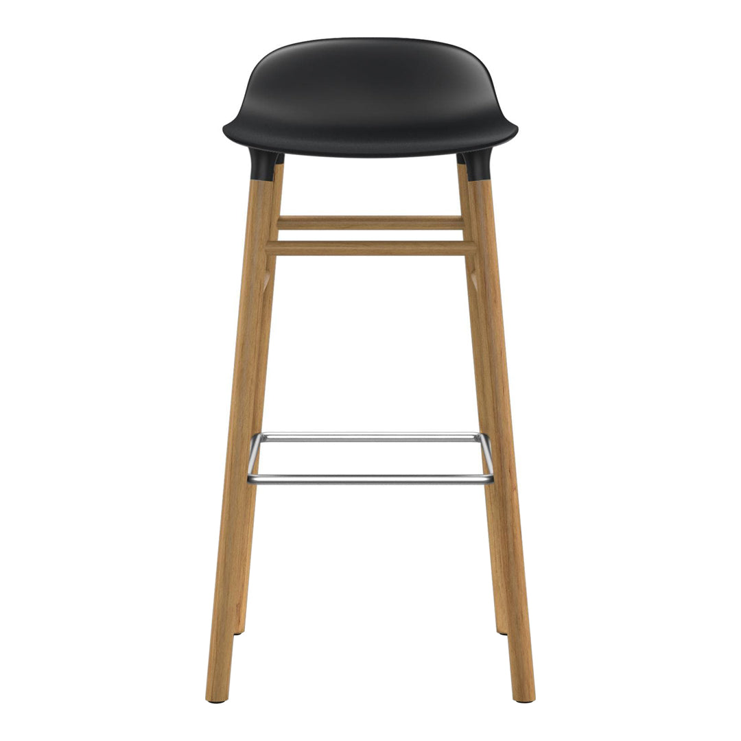 Modern Wooden Bar Stool with Sturdy Wood Legs - Counter Height Kitchen & Pub Stool for Home, Restaurant & Bar Use