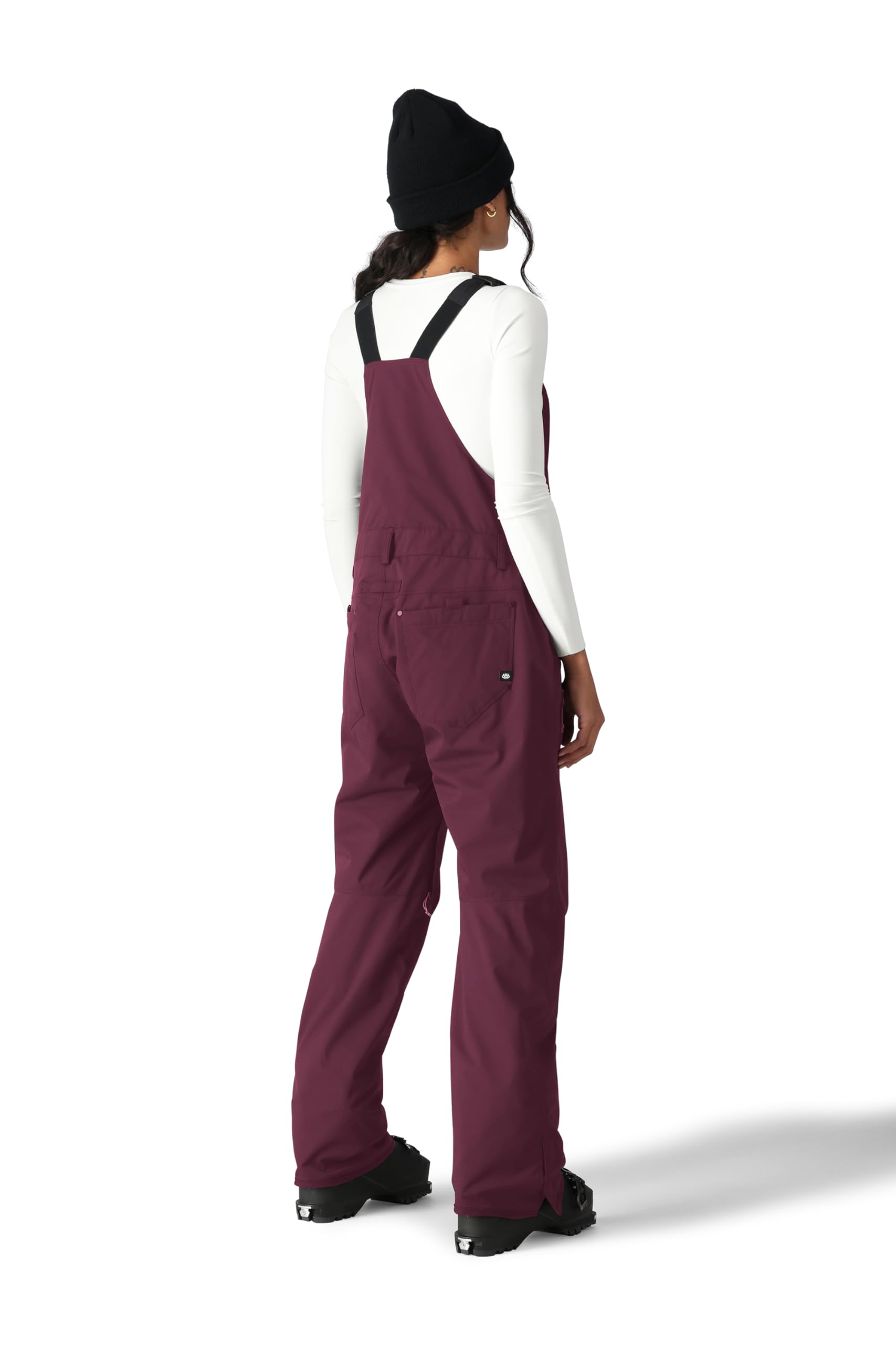 686 Women's Black Magic Bib - Waterproof Ski & Snowboard Bib Pants for Cold Weather - Perfect for Skiing, Snowboarding & Winter Outdoor Activities