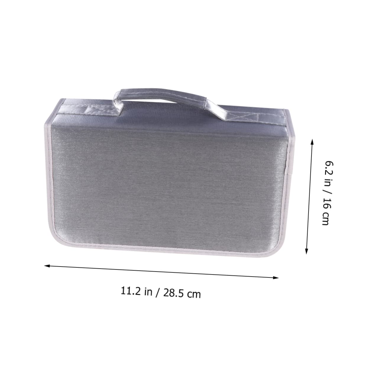 PartyKindom 3-Piece 128 Capacity CD Storage Organizer Set - Waterproof Zippered DVD/CD Wallet Case with Handheld Box & ID Holder - Perfect for Travel, Home Organization & Media Collectors