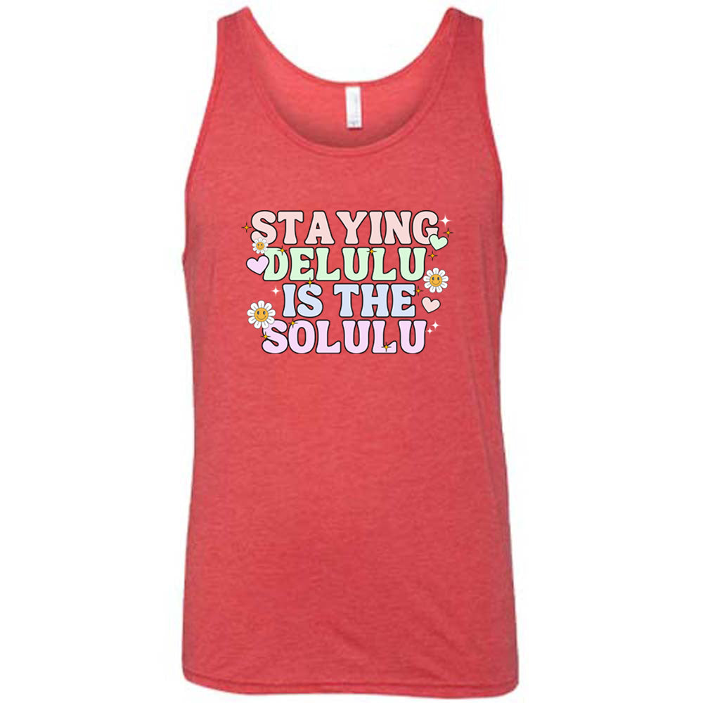 Delulu Is The Solulu Unisex T-Shirt - Trendy Funny Slogan Tee for Casual Wear & Gifts
