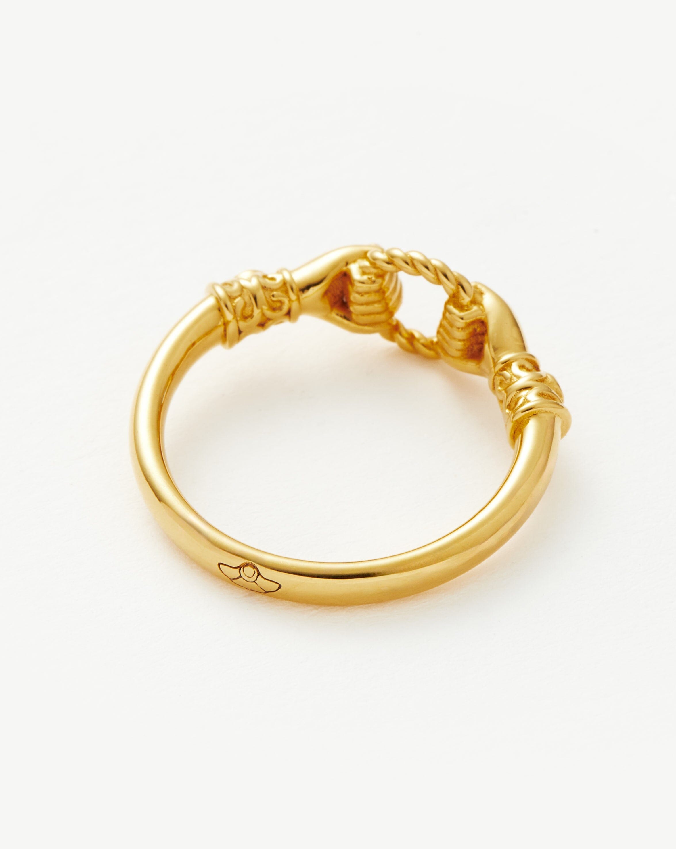 Harris Reed In Good Hands Stacking Ring - 18k Gold Plated Cubic Zirconia & Black Onyx Jewelry for Women | Elegant Layering Ring for Everyday Wear, Date Night & Special Occasions