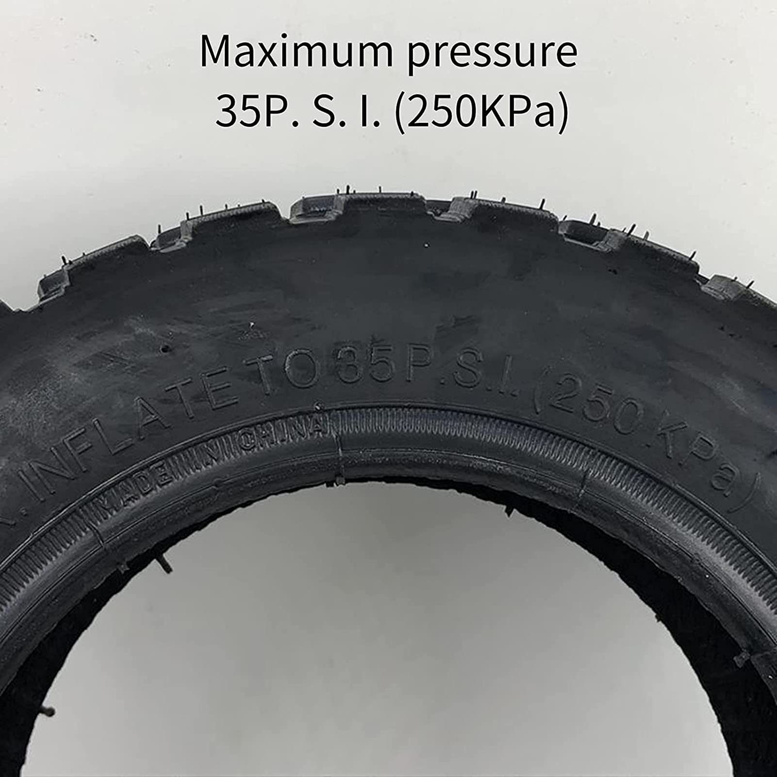 JYCCH 10 Inch Tubeless Electric Scooter Replacement Tires - 255x80mm Durable Rubber Wheels for Smooth Ride | Perfect for Commuting, Urban Travel & Last-Mile Transportation (Black)