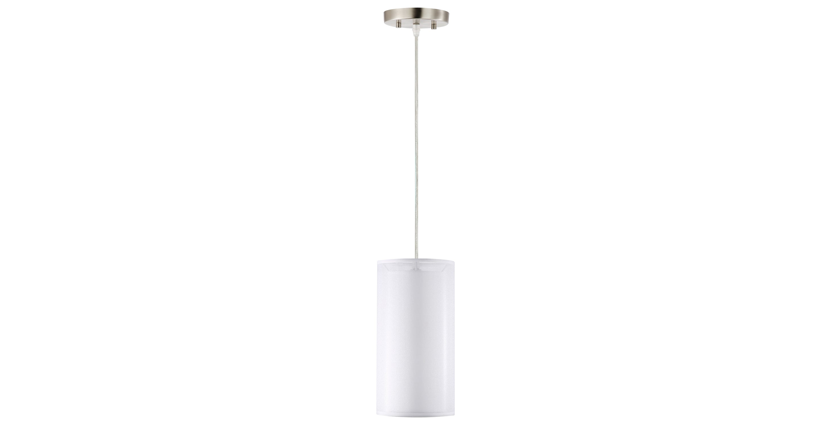 Elegant Medio White Inner Pendant Necklace - Minimalist Sterling Silver Jewelry for Women - Perfect for Everyday Wear, Date Nights & Special Occasions