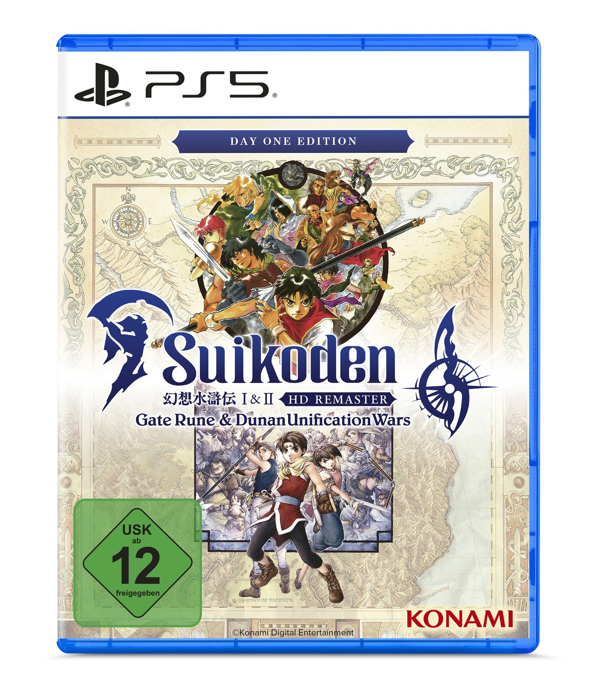 Suikoden 1 & 2 HD Remaster Game for PS5 - Classic JRPG Bundle with Enhanced Graphics | Perfect for Retro Gaming Fans & RPG Enthusiasts