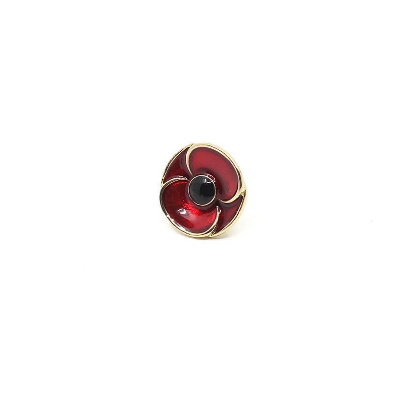 3D Poppy Pin - Realistic Flower Brooch for Women, Men - Remembrance Day, Memorial Day, Veterans Day Accessories - Perfect for Lapels, Hats, Bags & Jackets