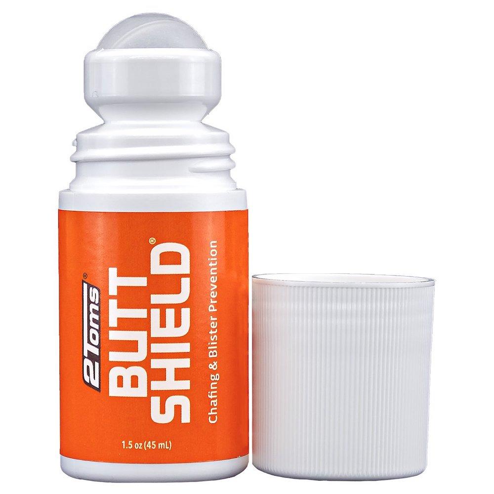 2Toms ButtShield Anti-Chafing Roll-On 1.5oz (45ml) - Prevent Friction & Discomfort for Cycling, Running, Hiking & Outdoor Activities