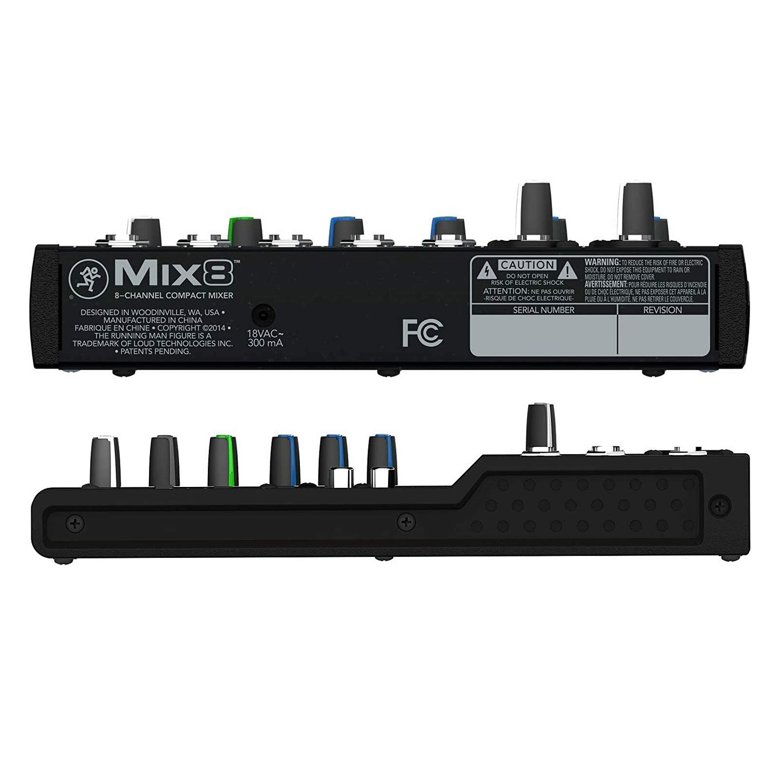 Mackie Mix8 Compact 8-Channel Analog Mixer for Live Sound & Studio Recording | 2 Mic/Line Inputs with EMB XLR Cables & Gravity Magnet Phone Holder Bundle | Perfect for Podcasting, Home Studio, and Live Performances