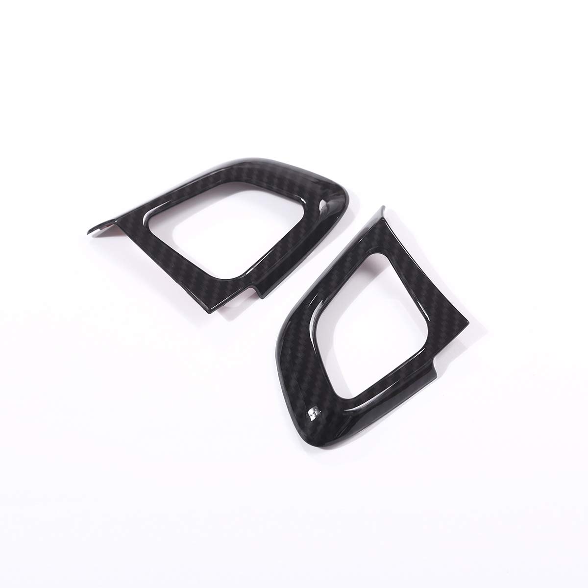 Carbon Fiber Steering Wheel Trim for Land Rover Evoque 2012-2017 - ABS Upgrade for Interior Styling