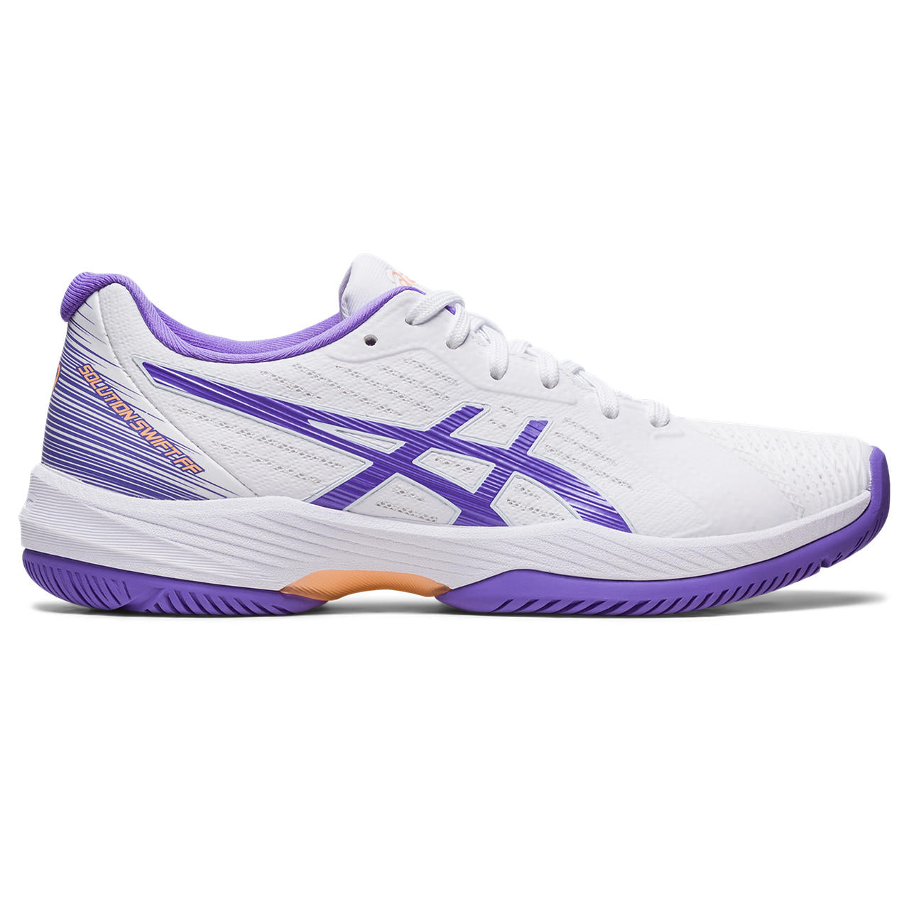 ASICS Solution Swift FF Women's Tennis Shoes - Lightweight Performance Court Shoes for Women (White/Purple) | Perfect for Competitive Matches & Training Sessions